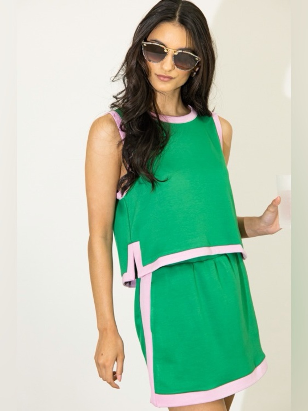 Rory Skort Set, Green